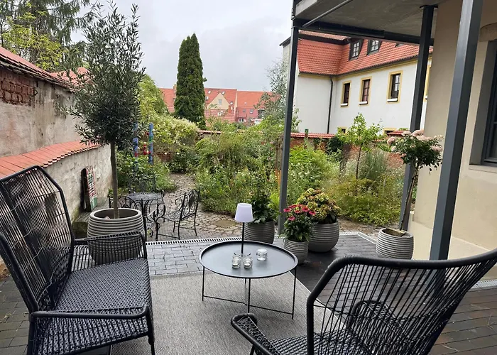 Altstadt In Mit Balkon Und Kunstgarten Апартаменты Торгау